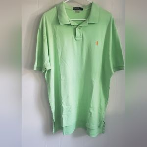 Mens green poloshirt